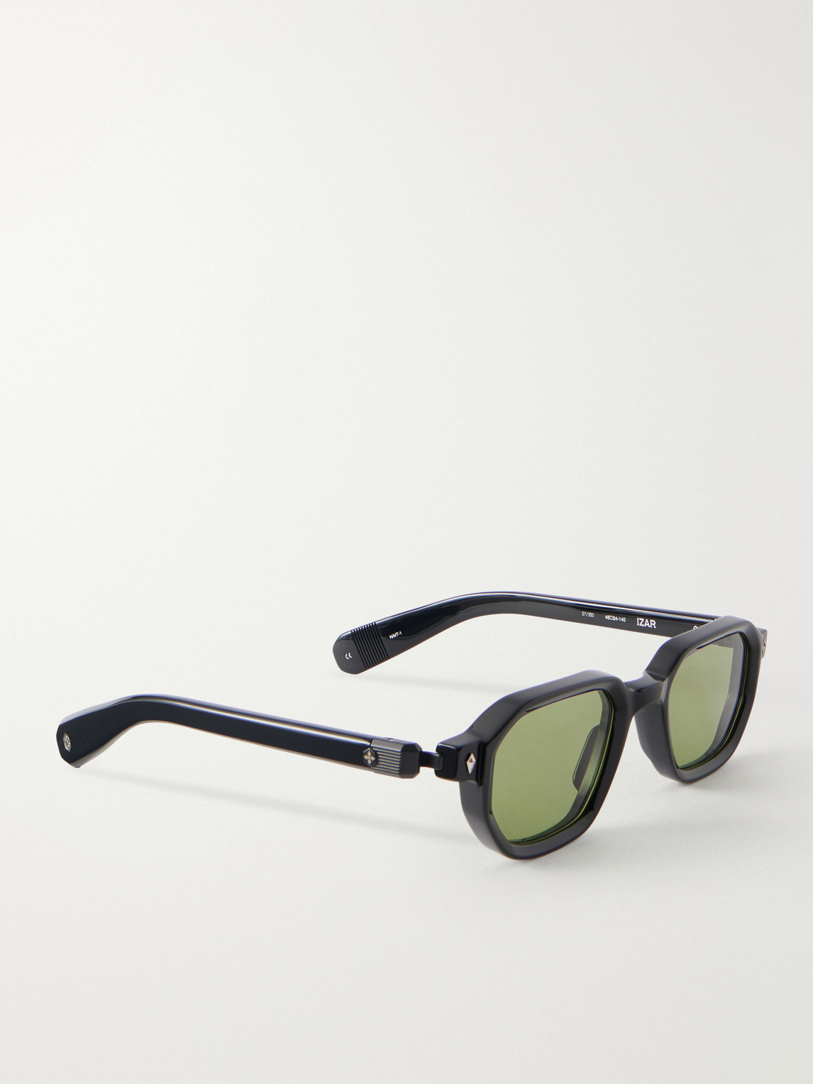  Sato - Izar Square-frame Acetate Sunglasses - Men - Black 