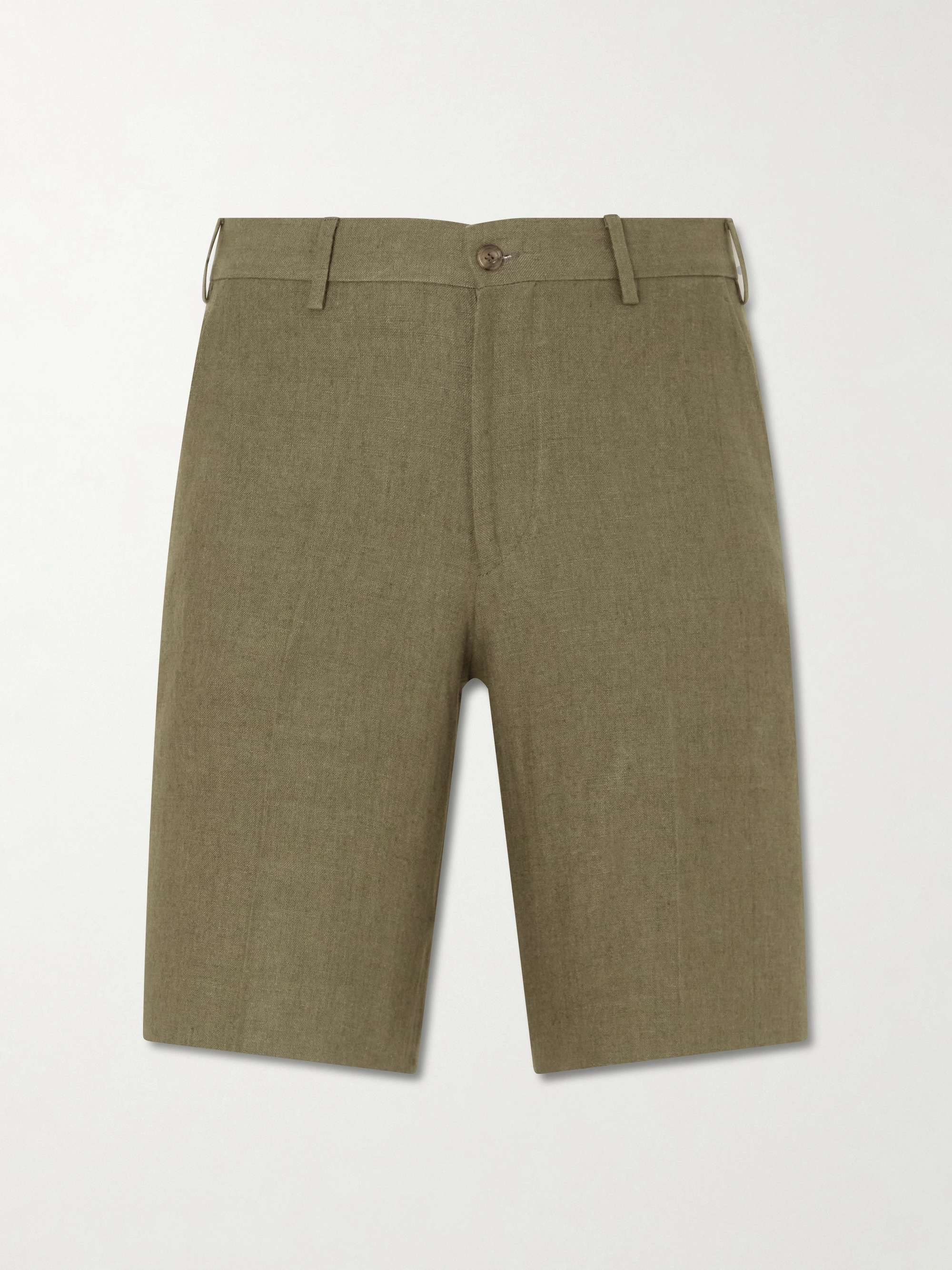 ANDERSON & SHEPPARD Linen Shorts