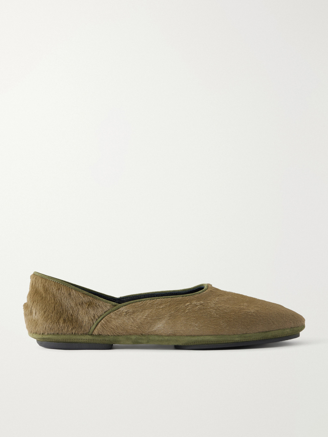 + George Cortina Calf Hair Slipper