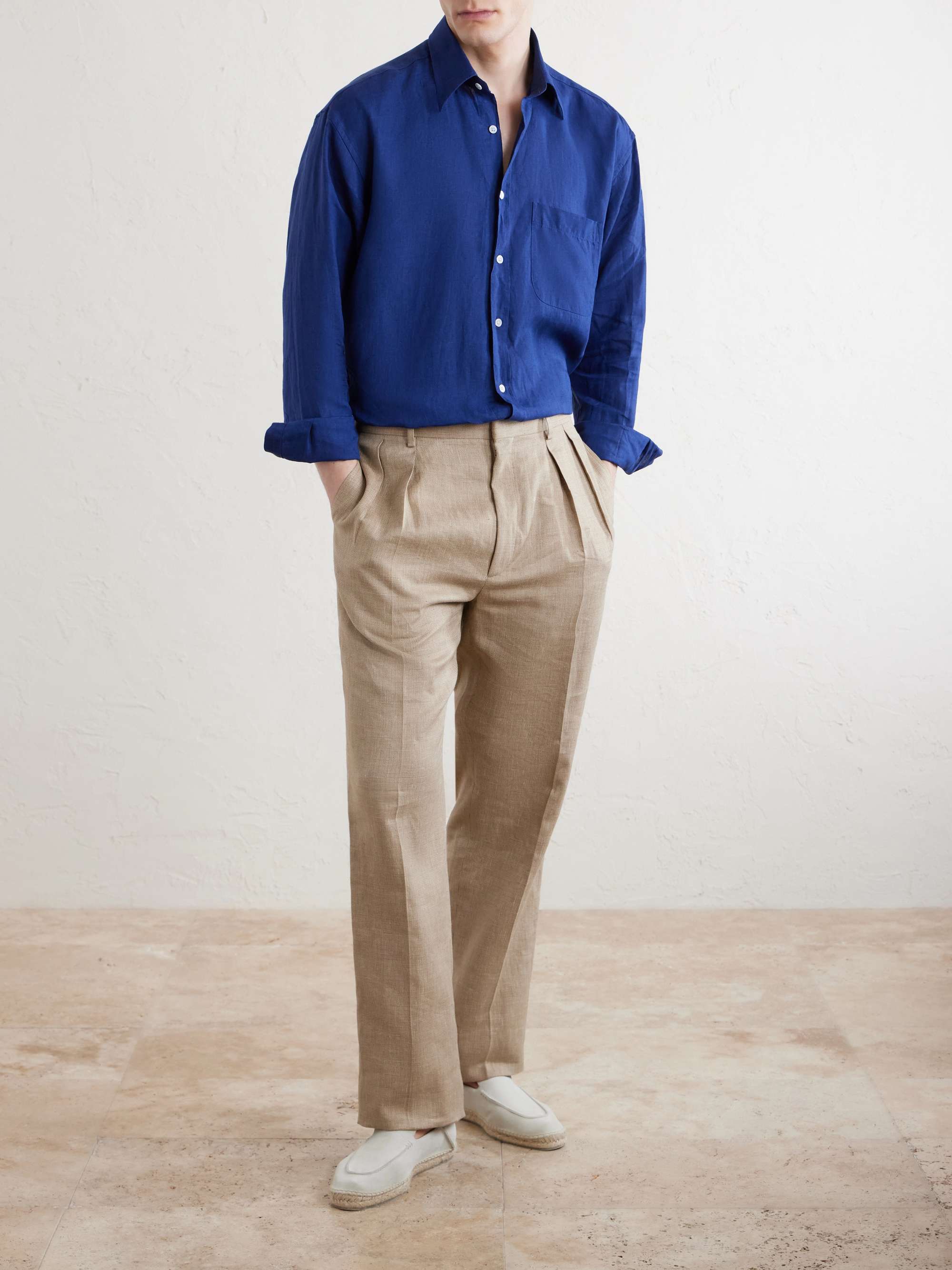 ANDERSON & SHEPPARD Linen Shirt