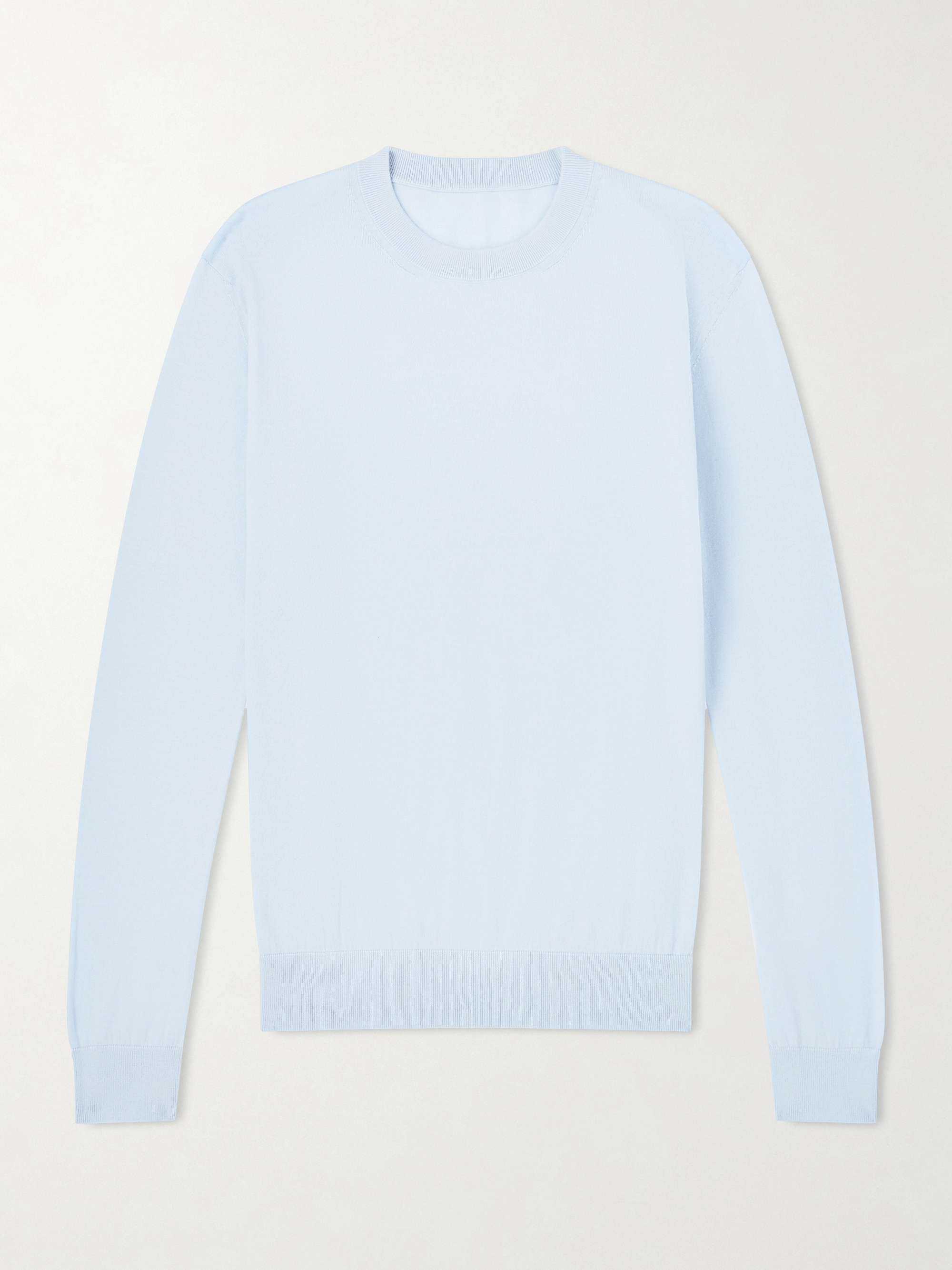 ANDERSON & SHEPPARD Sea Island Cotton Sweater