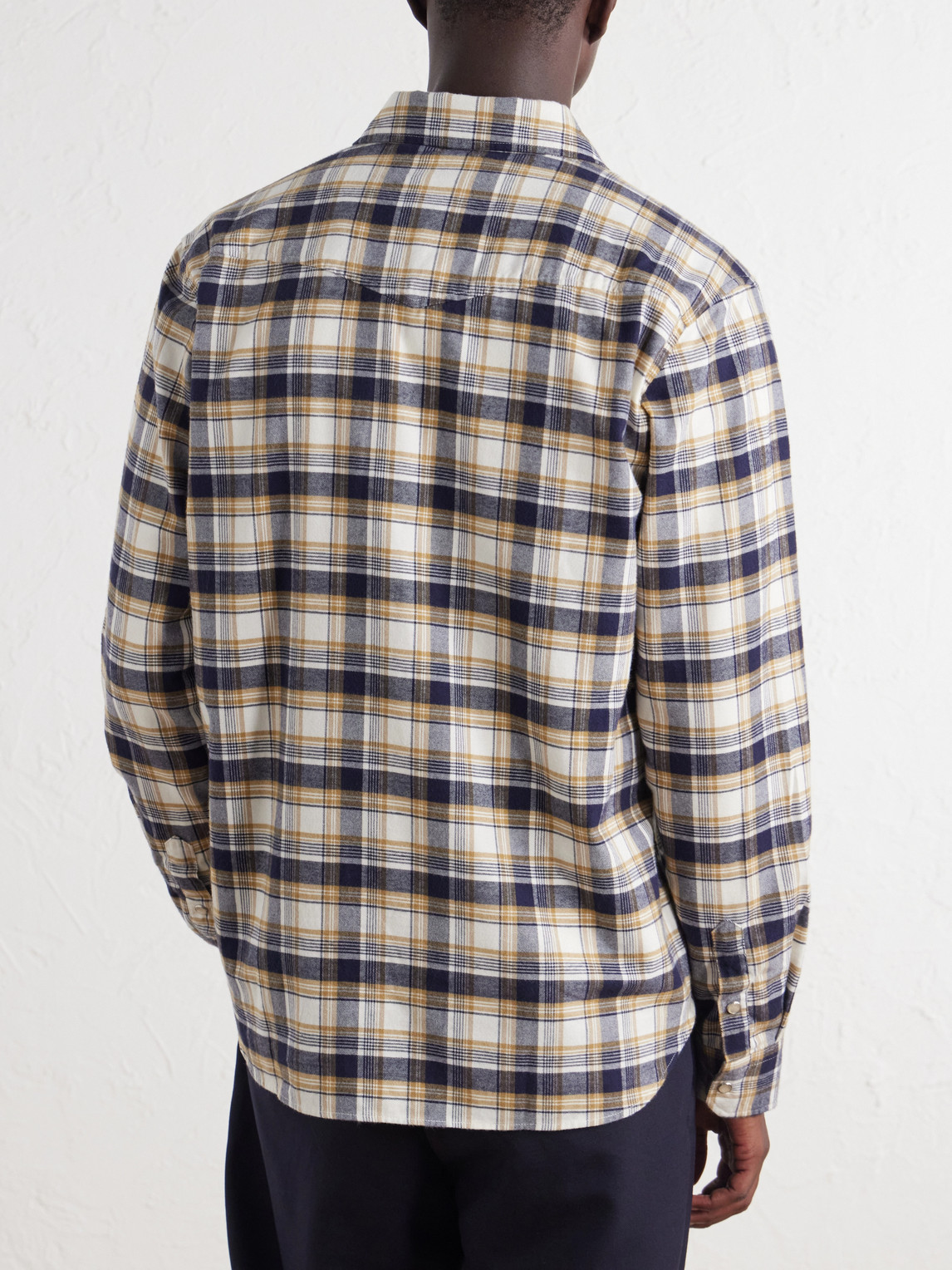 Mr P. - Western Checked Organic Cotton Shirt