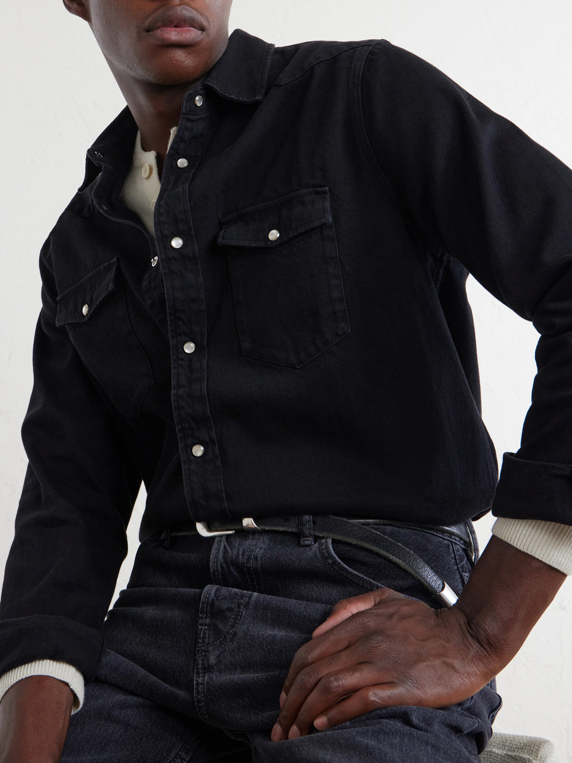 Mr P. - Western Denim Shirt