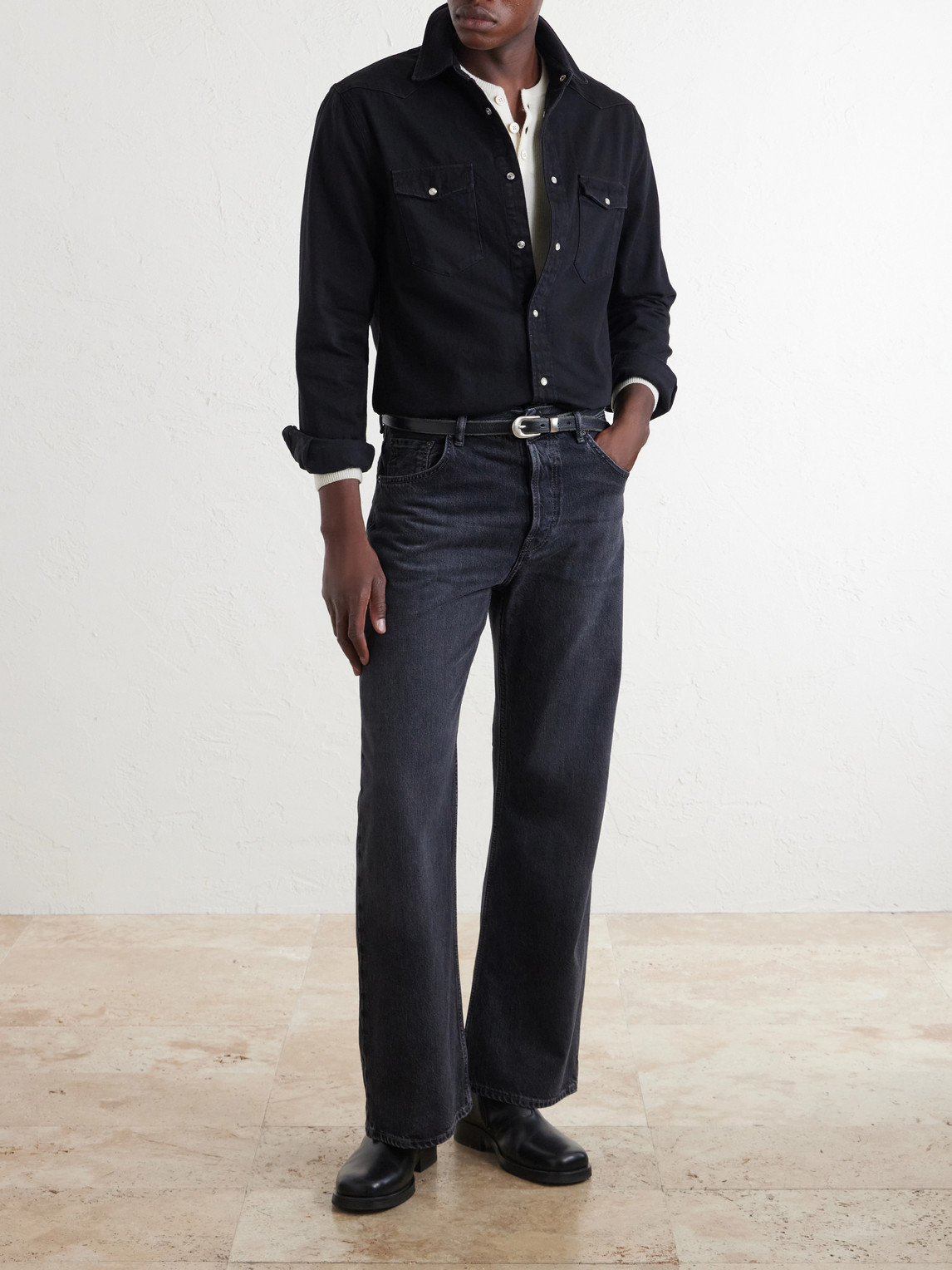 Mr P. - Western Denim Shirt
