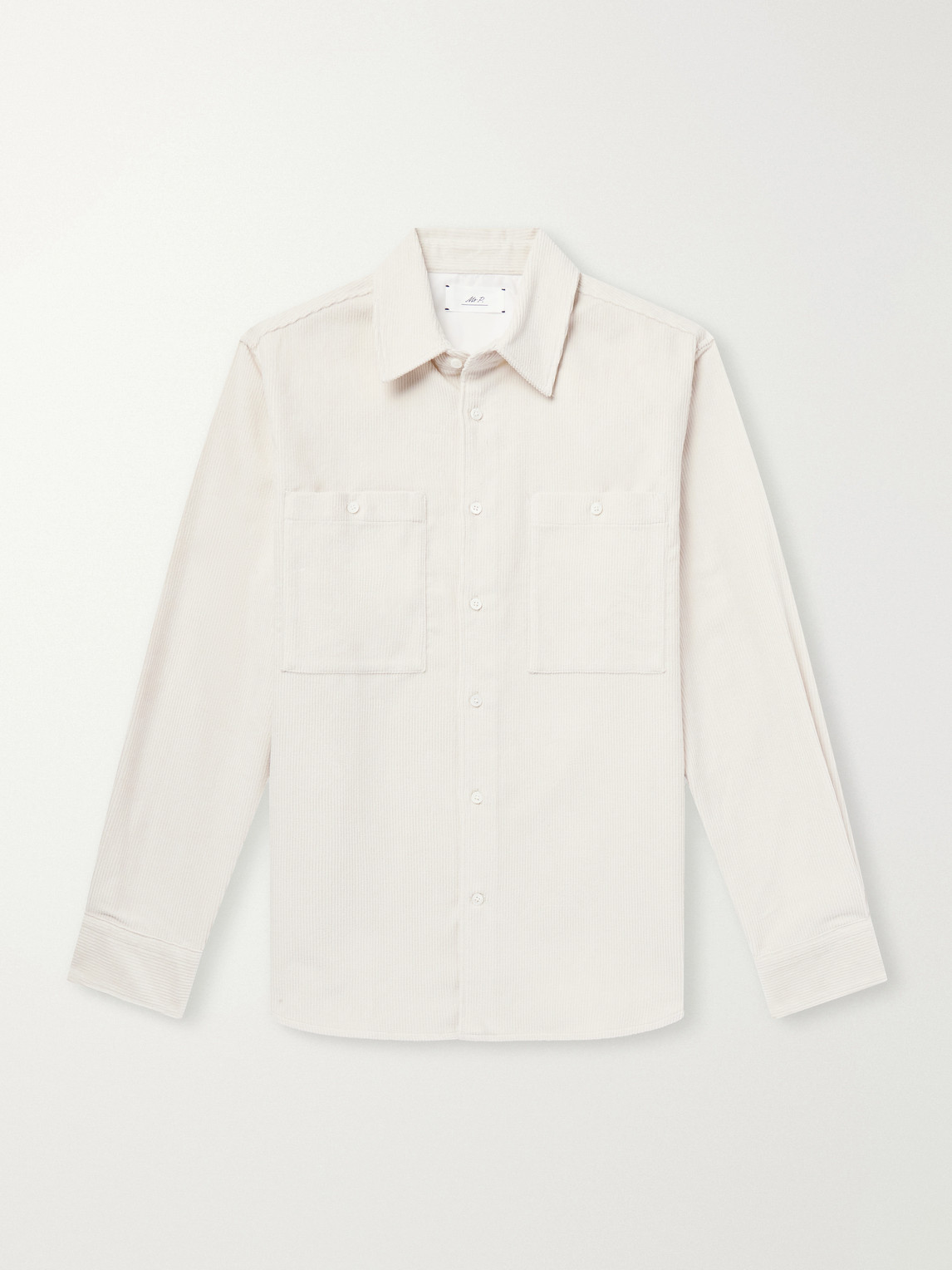 Mr P. - Cotton And Cashmere-Blend Corduroy Shirt