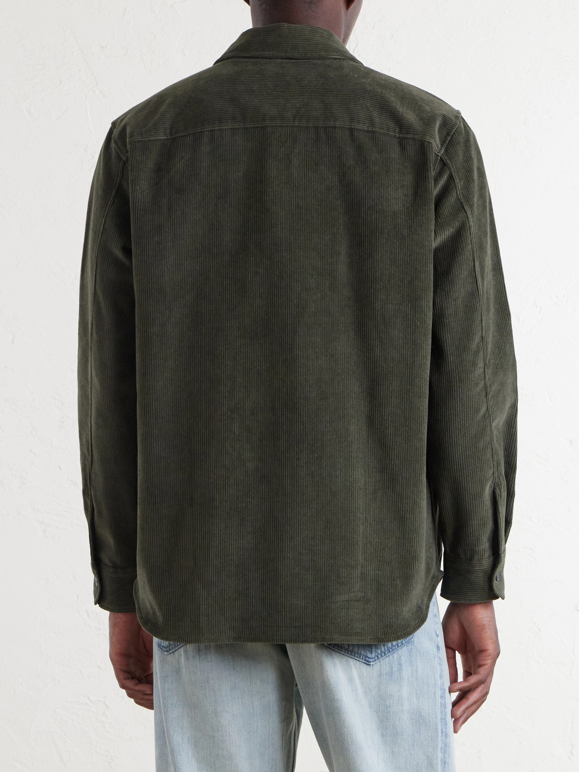 Mr P. - Cotton And Cashmere-Blend Corduroy Shirt