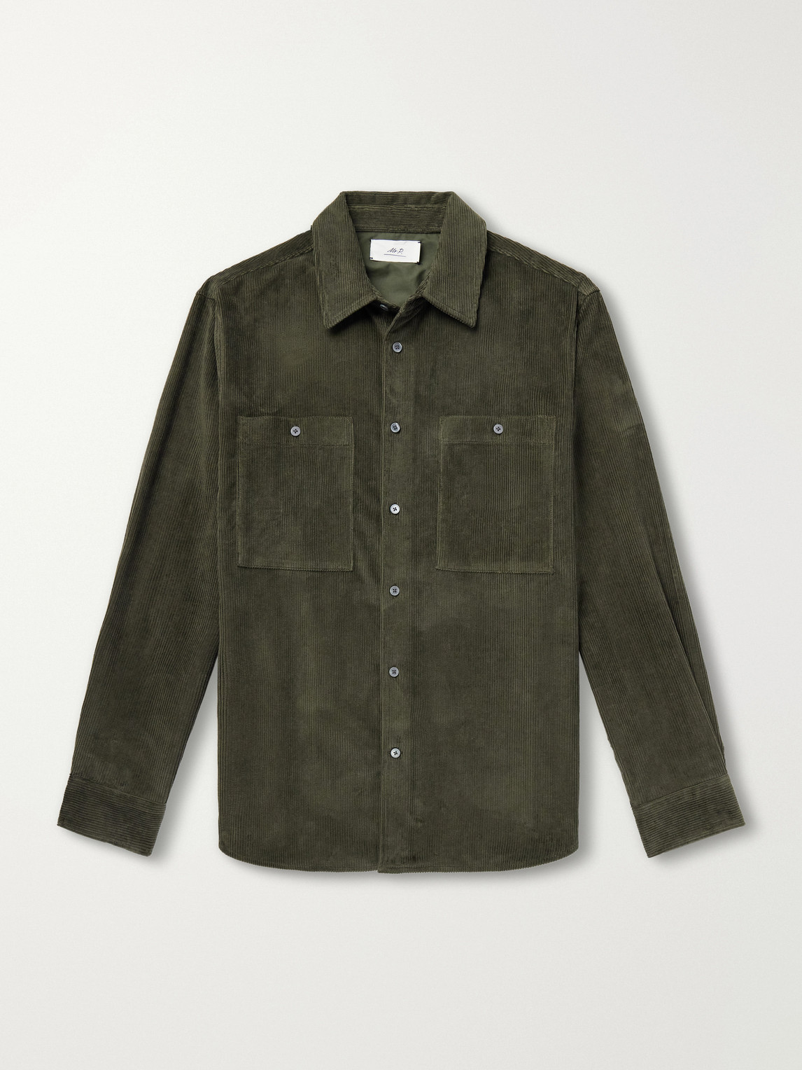 Mr P. - Cotton And Cashmere-Blend Corduroy Shirt