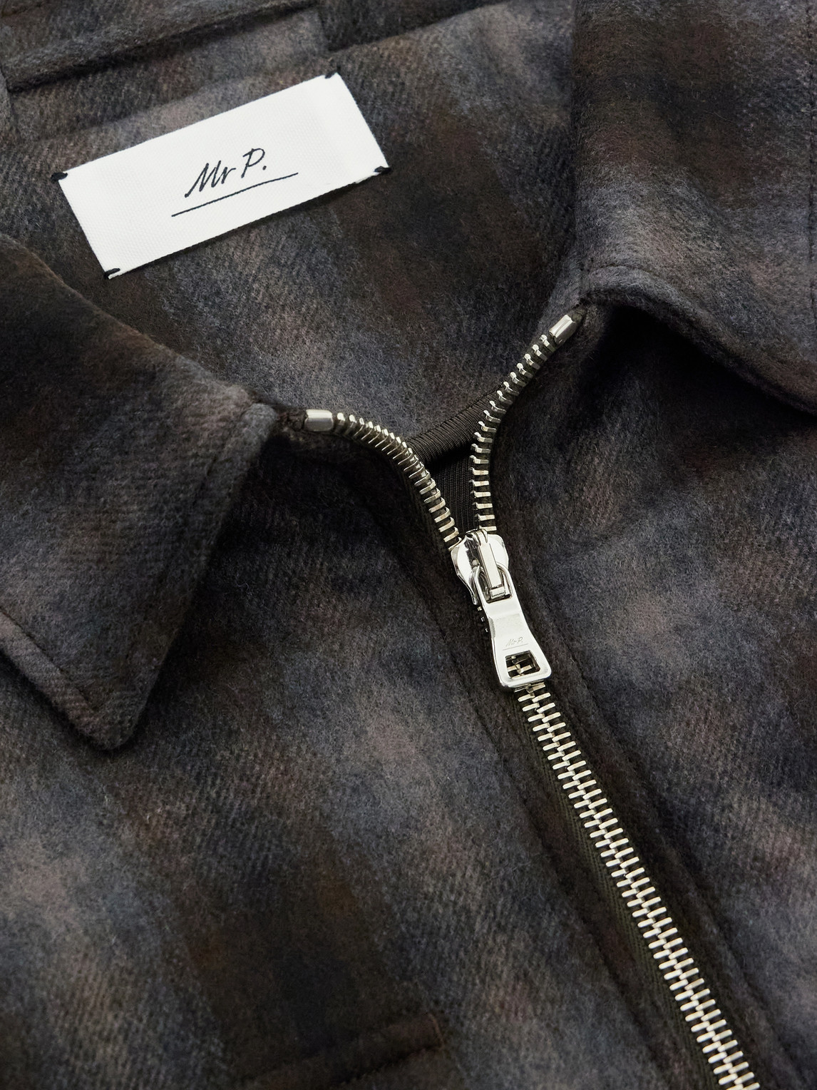 Mr P. - Checked Virgin Wool Jacket