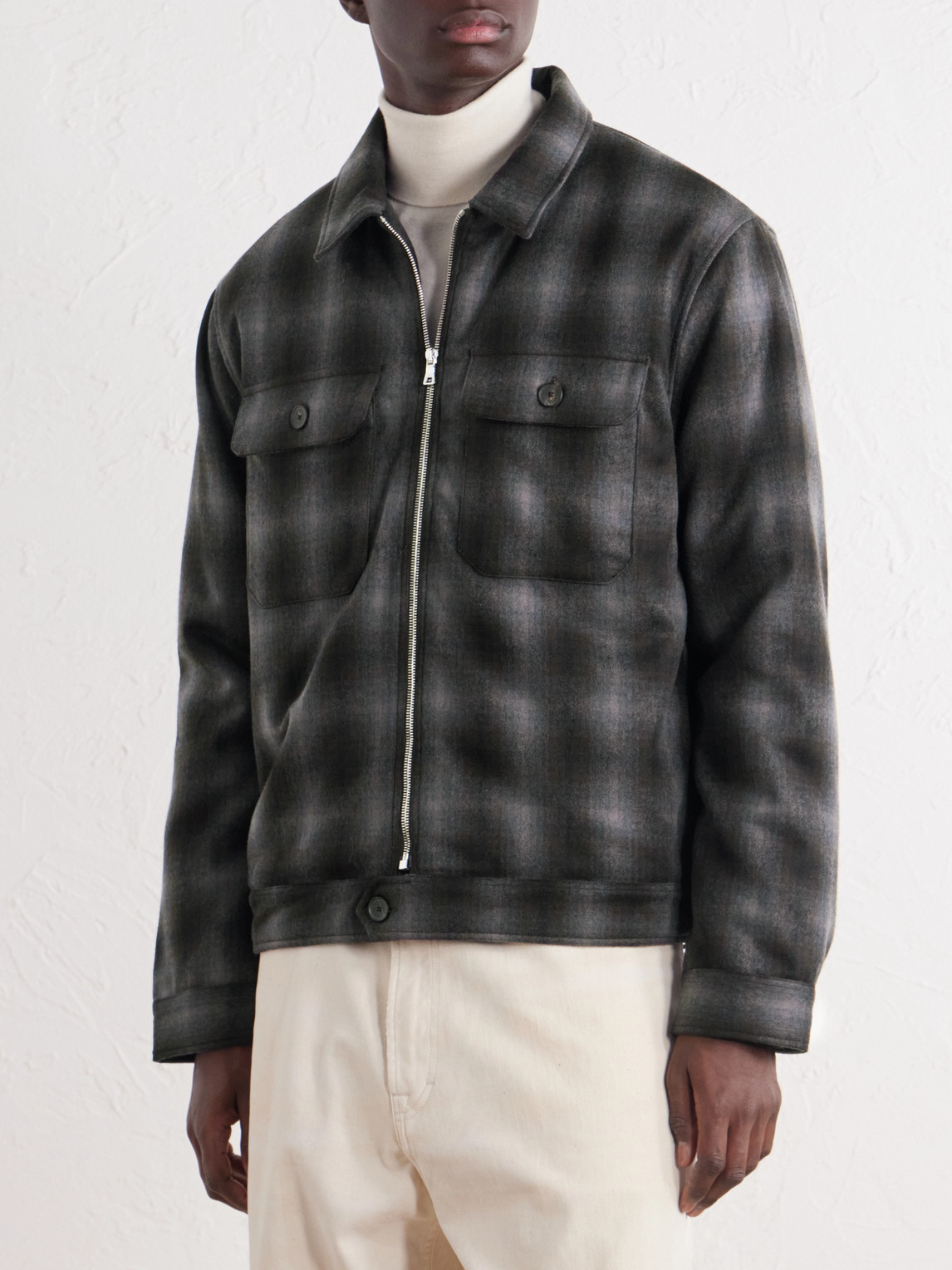 Mr P. - Checked Virgin Wool Jacket