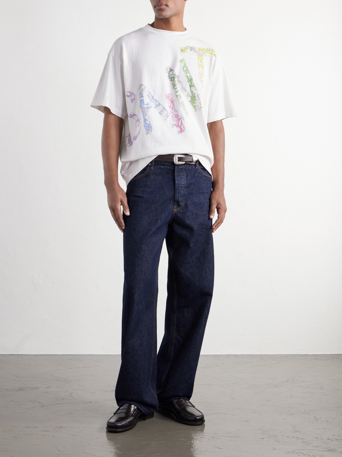 Coco Star Sims Distressed Printed Cotton-Jersey T-Shirt