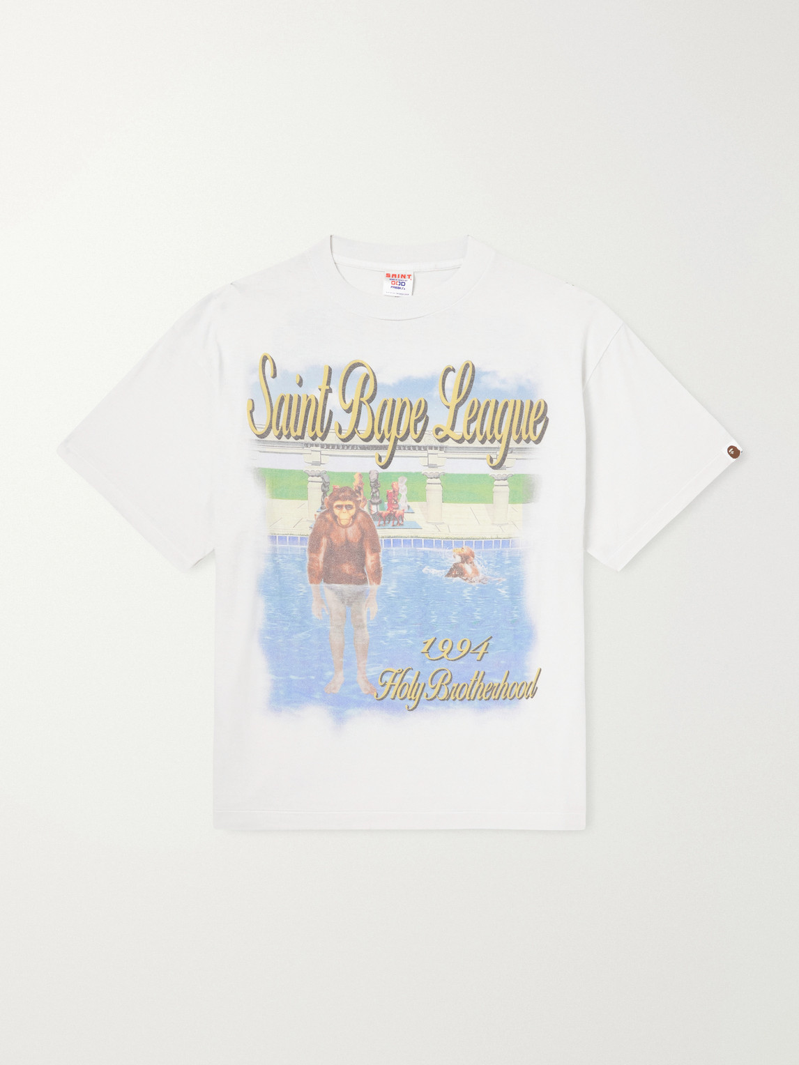Bape® Pool Printed Cotton-Jersey T-Shirt