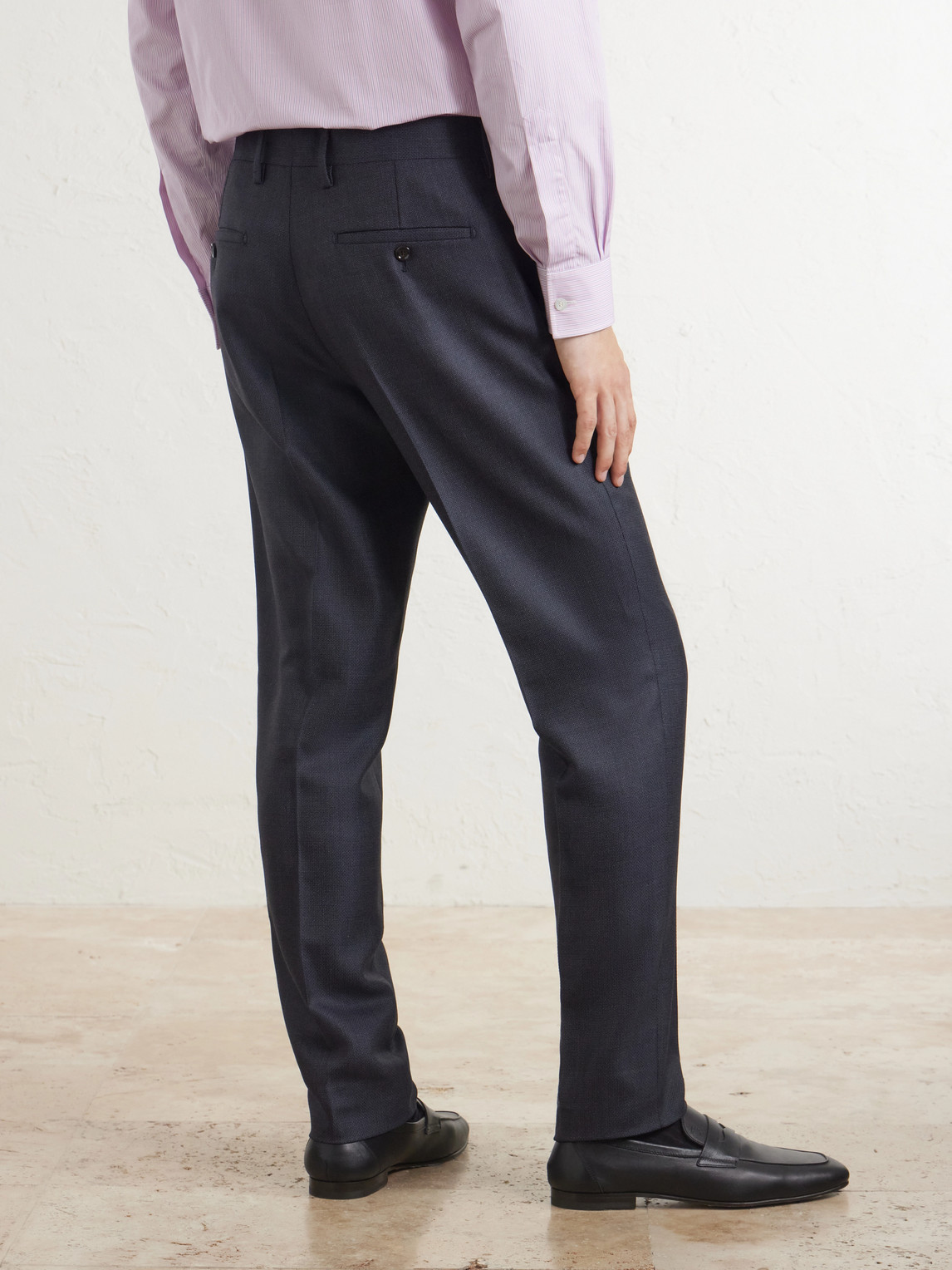 Lardini Straight-Leg Wool Suit Trousers - Men | Thumbnail 4 Lardini Straight-Leg Wool Suit Trousers - Men | Thumbnail 4