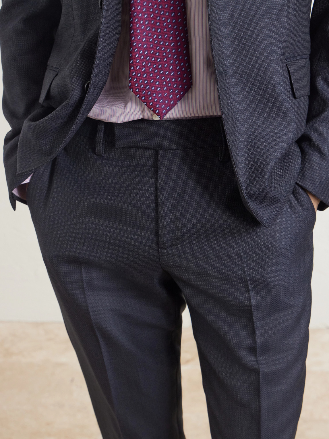 Lardini Straight-Leg Wool Suit Trousers - Men | Thumbnail 5 Lardini Straight-Leg Wool Suit Trousers - Men | Thumbnail 5