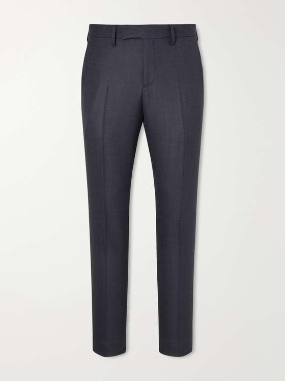 Lardini Straight-Leg Wool Suit Trousers