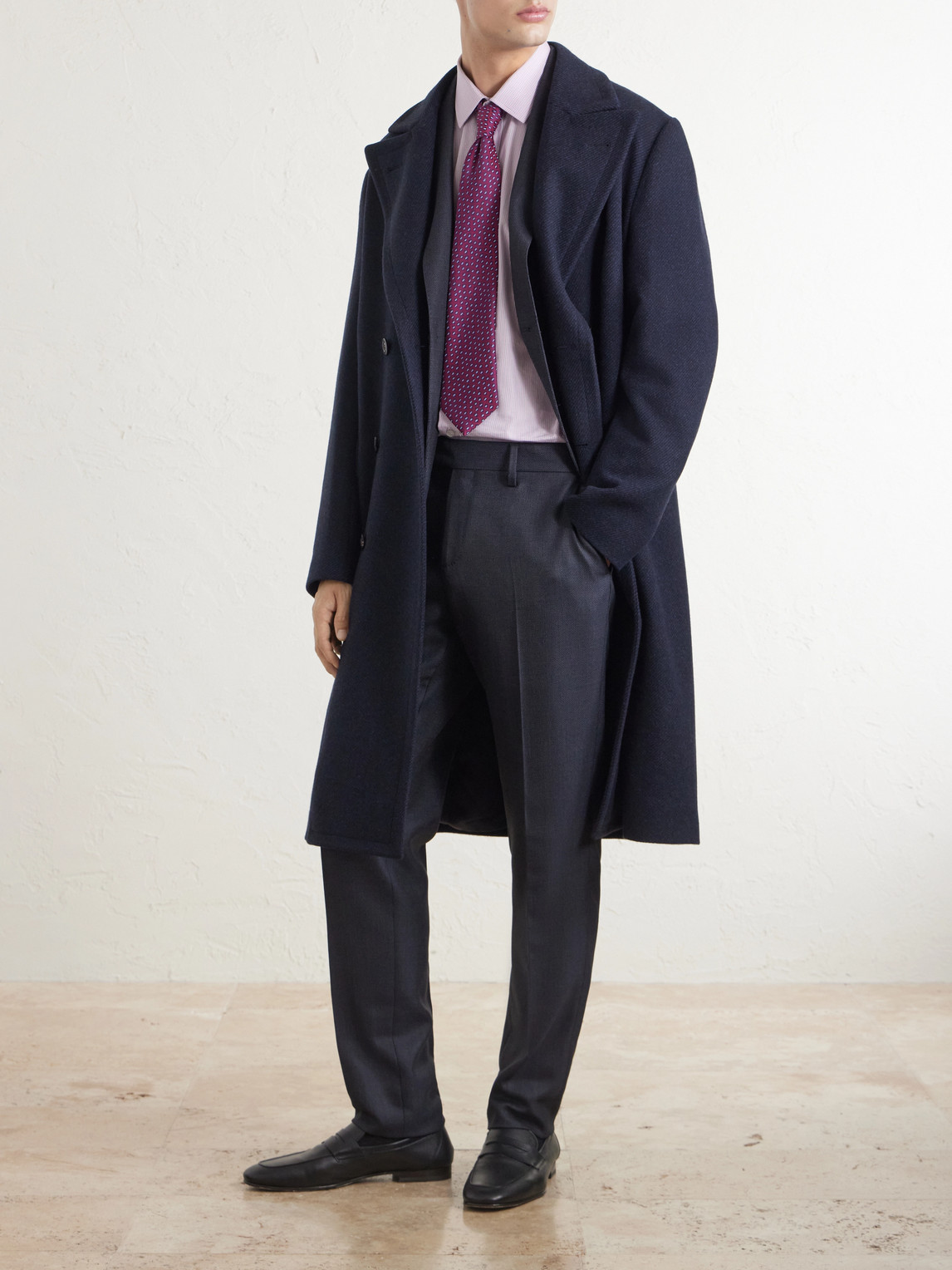 Lardini Straight-Leg Wool Suit Trousers - Men | Thumbnail 2 Lardini Straight-Leg Wool Suit Trousers - Men | Thumbnail 2