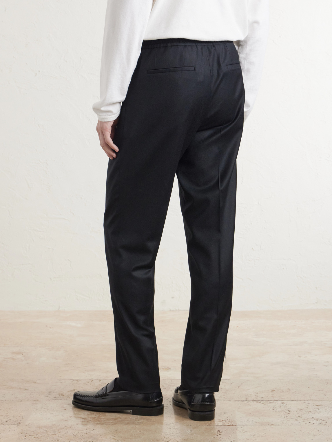 Lardini Straight-Leg Wool and Cashmere-Blend Flannel Trousers - Men | Thumbnail 4 Lardini Straight-Leg Wool and Cashmere-Blend Flannel Trousers - Men | Thumbnail 4