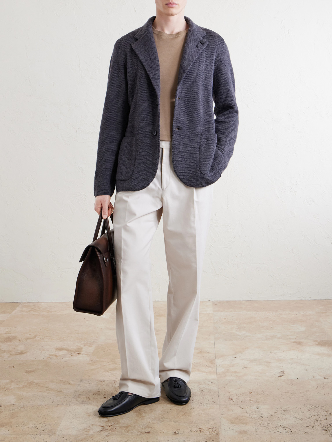 Knitted Virgin Blazer