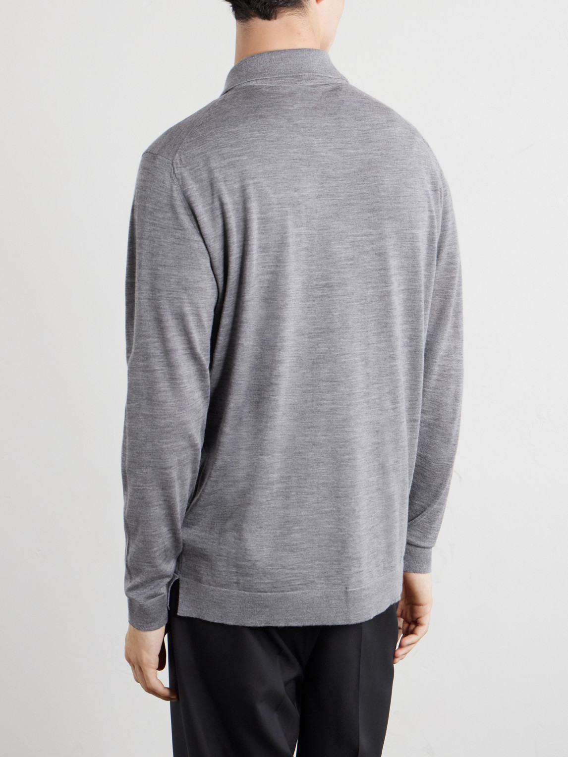 Virgin Wool Polo Shirt