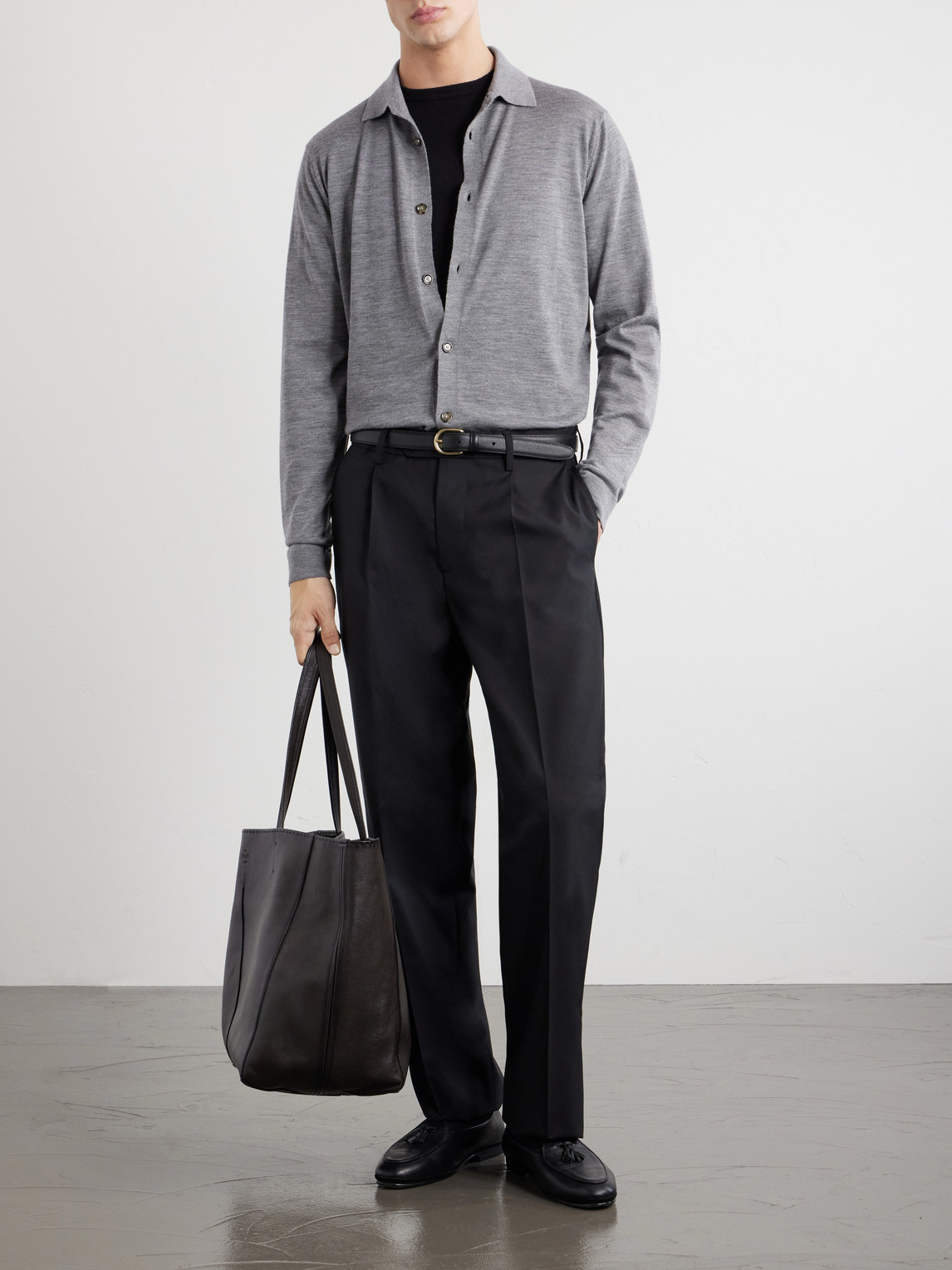 Virgin Wool Polo Shirt