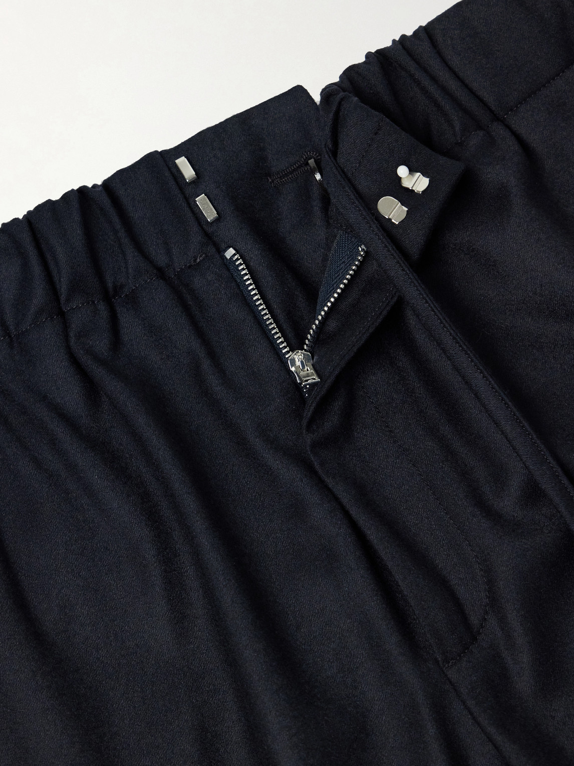 Straight-Leg Woven Trousers