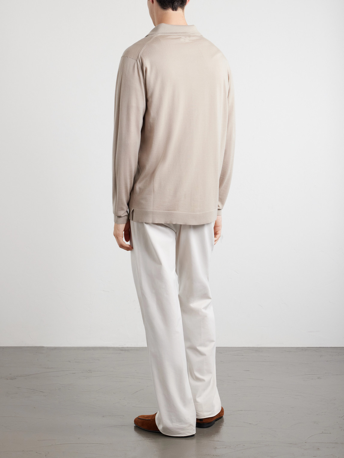 Virgin Wool Polo Shirt