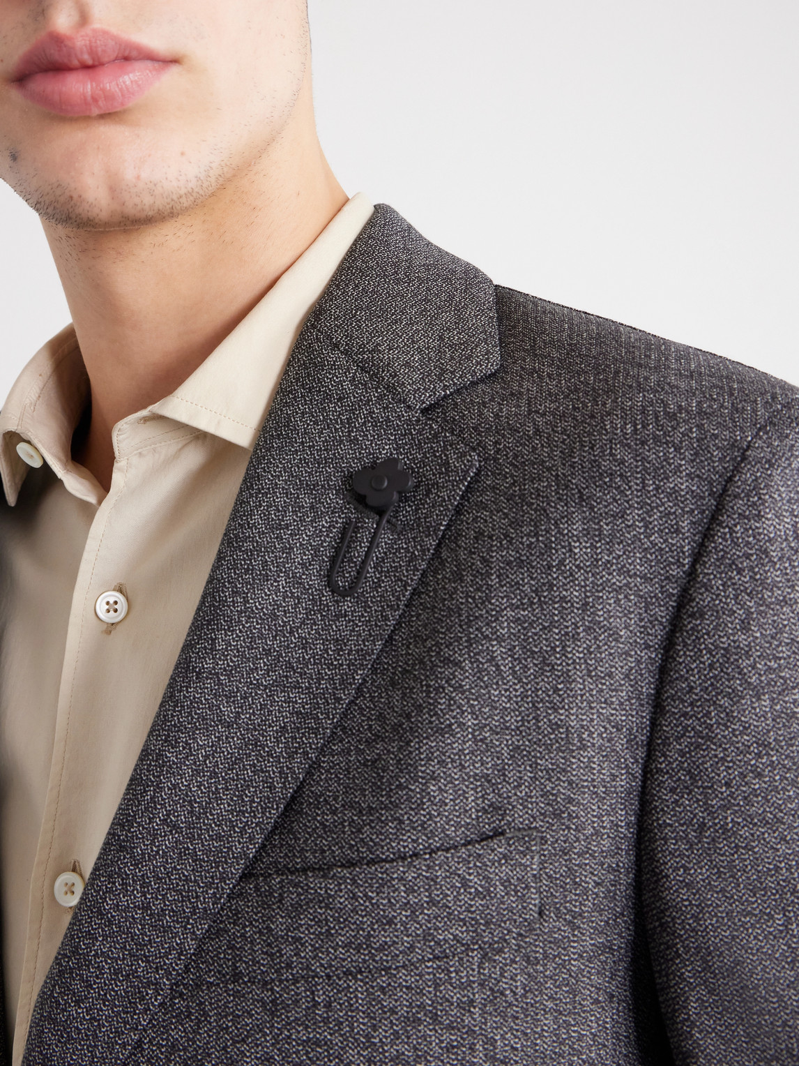 Lardini Double-Breasted Wool Suit Jacket - Men | Thumbnail 7 Lardini Double-Breasted Wool Suit Jacket - Men | Thumbnail 7