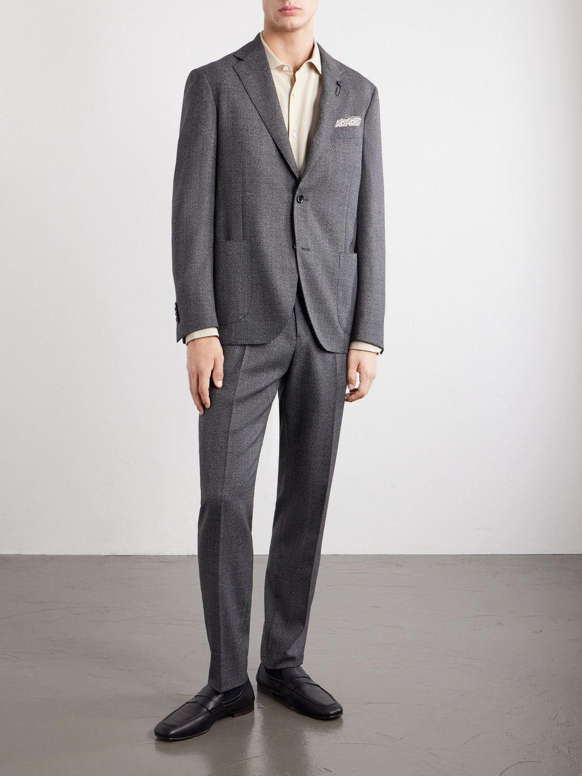 Lardini Double-Breasted Wool Suit Jacket - Men | Thumbnail 4 Lardini Double-Breasted Wool Suit Jacket - Men | Thumbnail 4