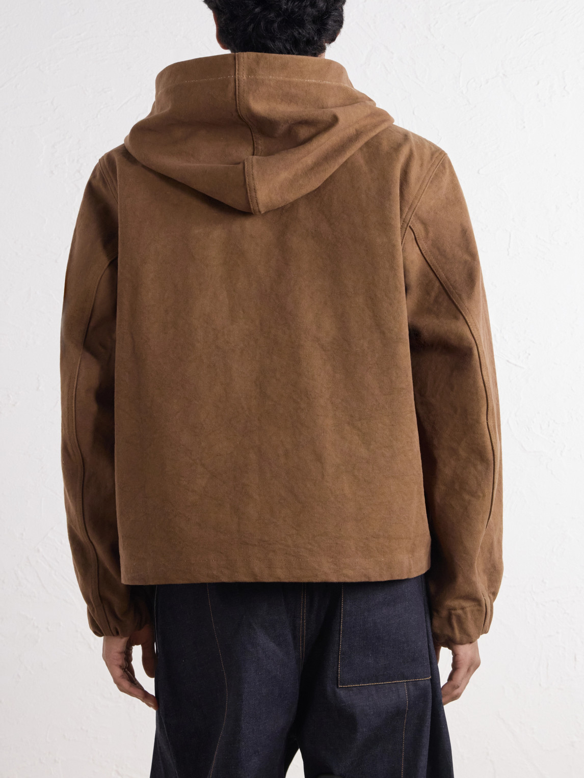 Duck Cotton-Canvas Hooded Blouson Jacket