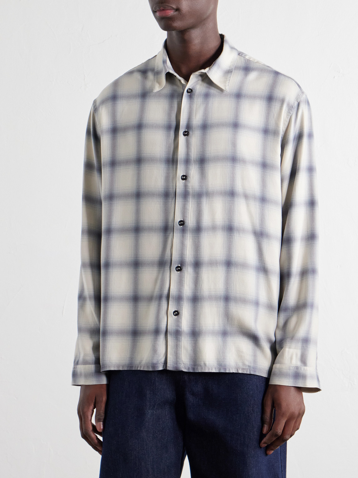 Strano Checked Twill Shirt