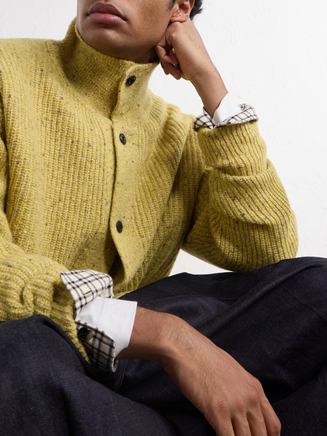 Wiral Ribbed-Knit Cardigan
