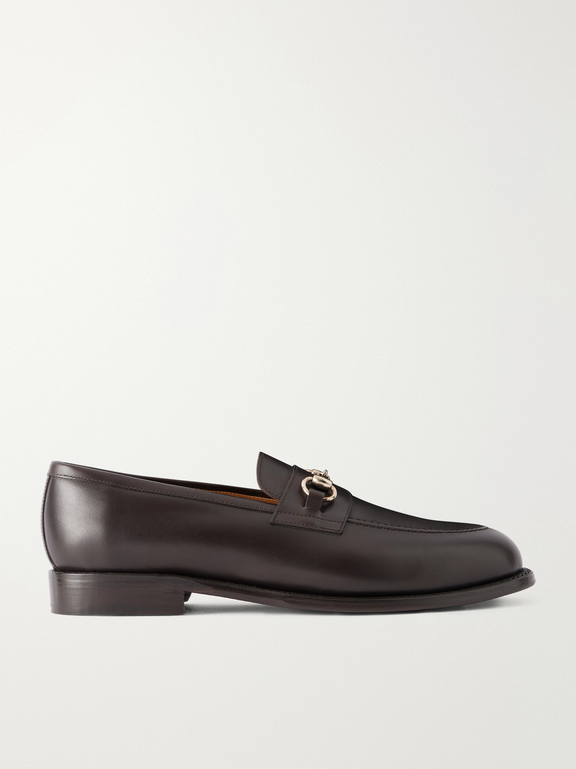 Morjas The Horsebit Leather Loafers In Brown