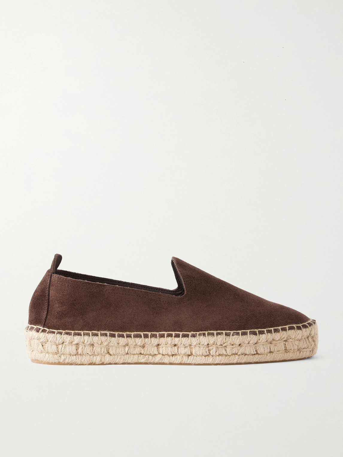 Morjas The Espadrille Suede Espadrilles In Brown