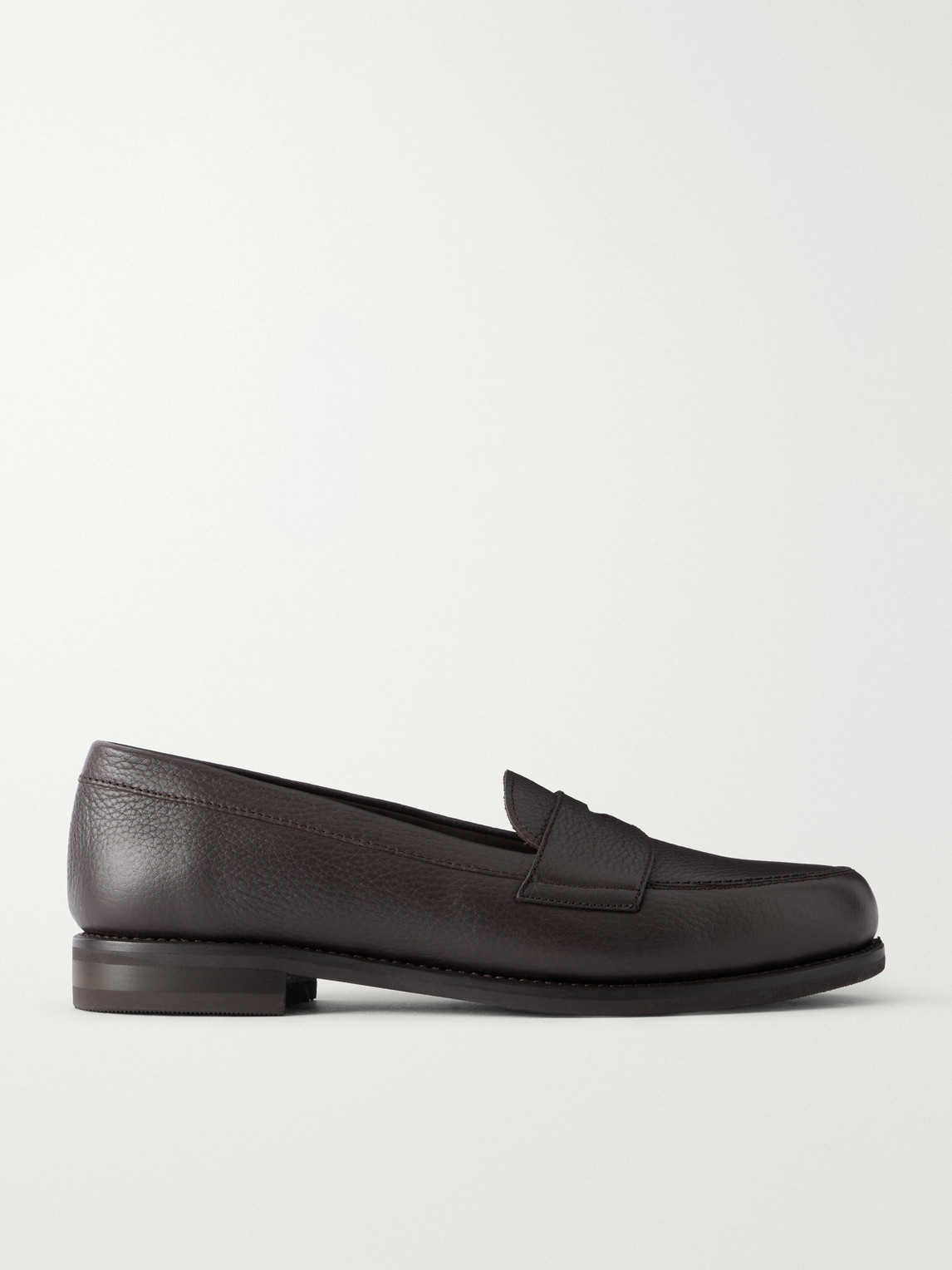 Morjas The Ivy Leather Penny Loafers In Black