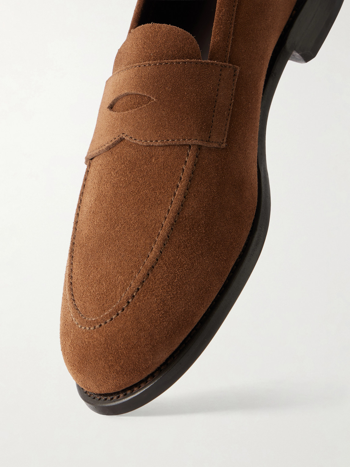 Suede Penny Loafers