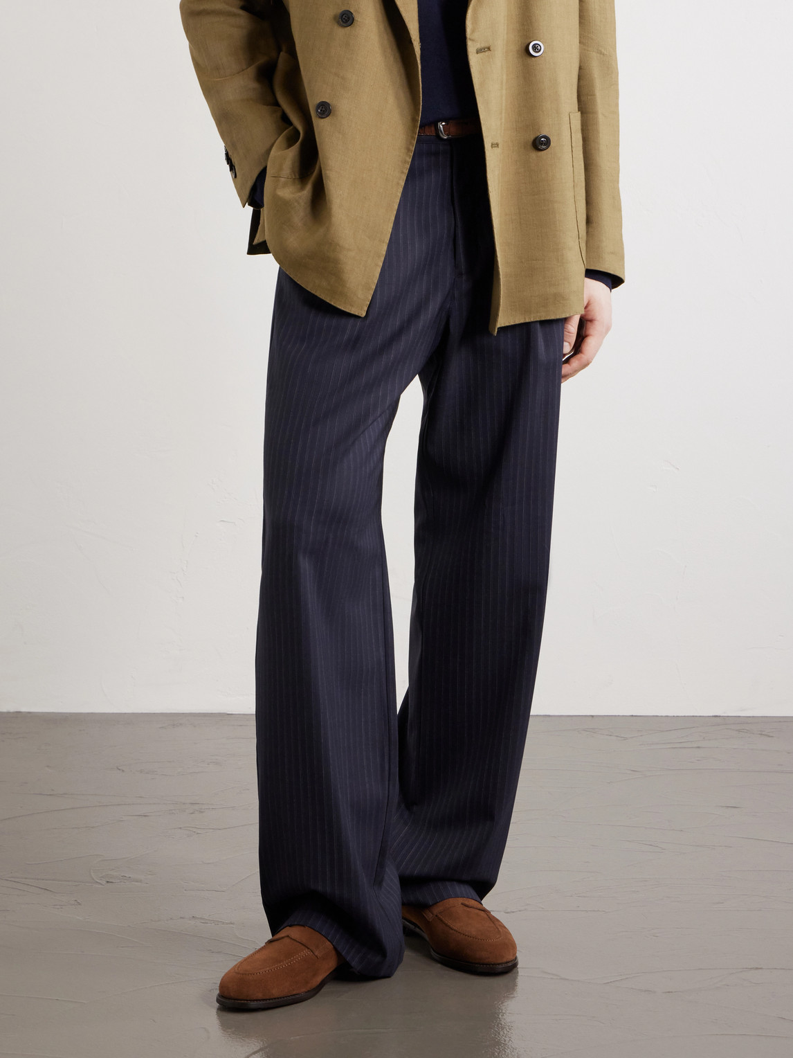 Suede Penny Loafers