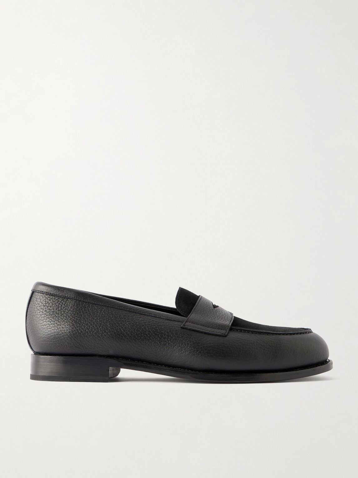 Morjas The Penny Loafer-leather Flats In Black