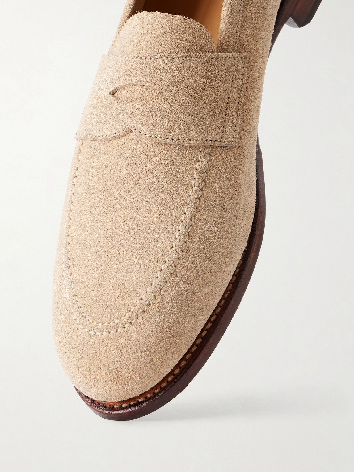 Suede Penny Loafers