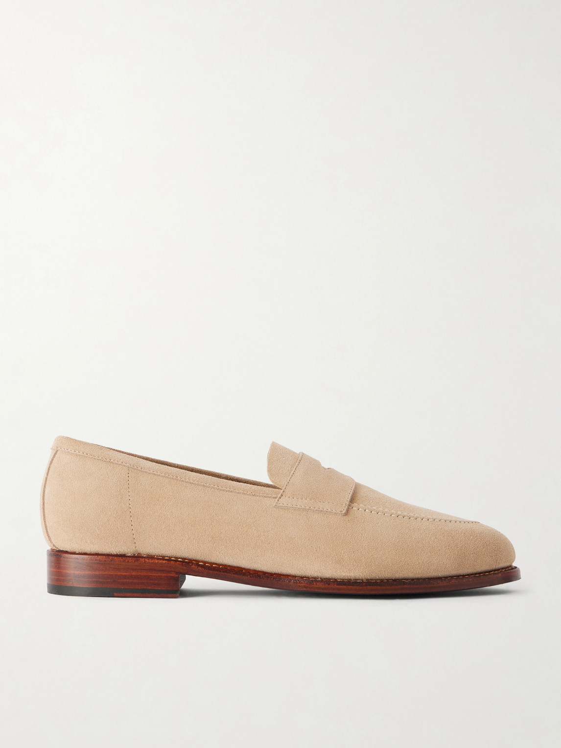 Morjas Suede Penny Loafers In Multi