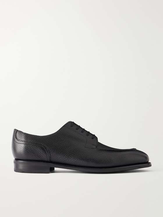 Morjas The Split Toe Suede Derby Shoes