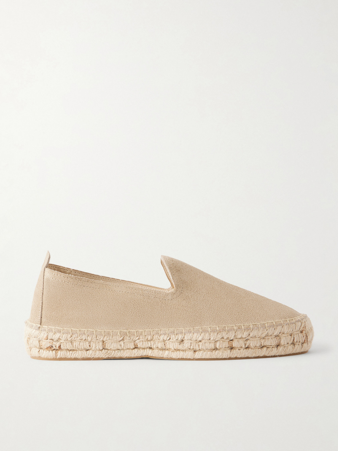 Morjas The Espadrille Suede Espadrilles In Neutral