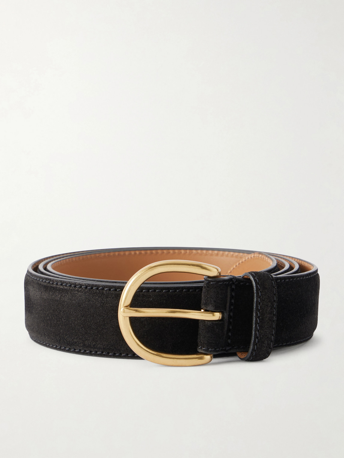 Morjas 3cm Suede Belt In Black