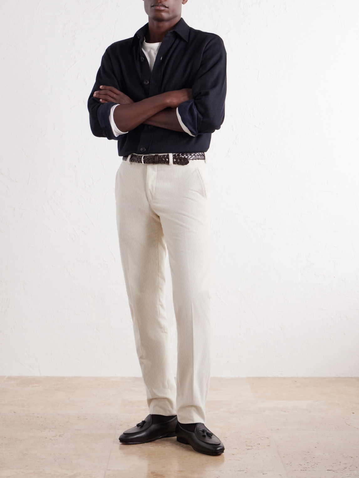 Modaluca Tapered Cotton- Corduroy