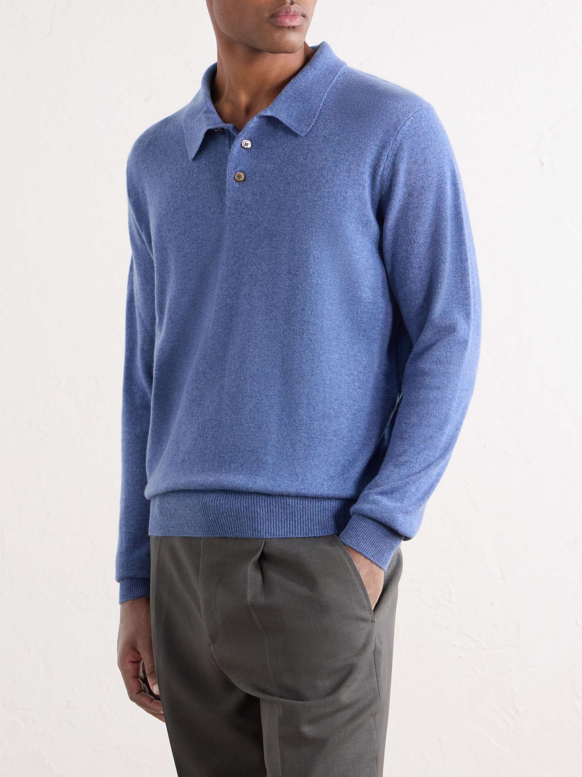 RUBINACCI Cashmere Polo Shirt