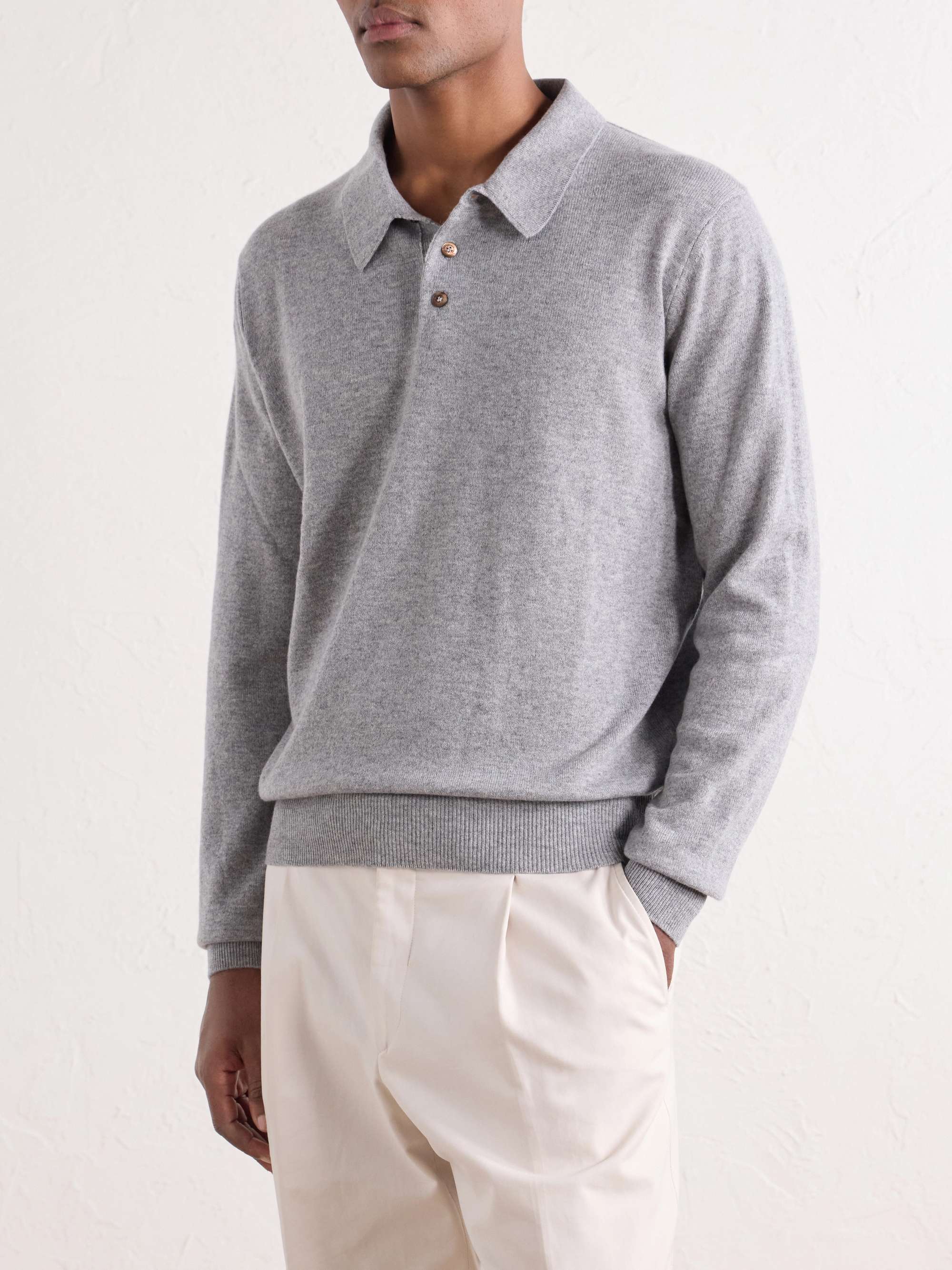 RUBINACCI Cashmere Polo Shirt