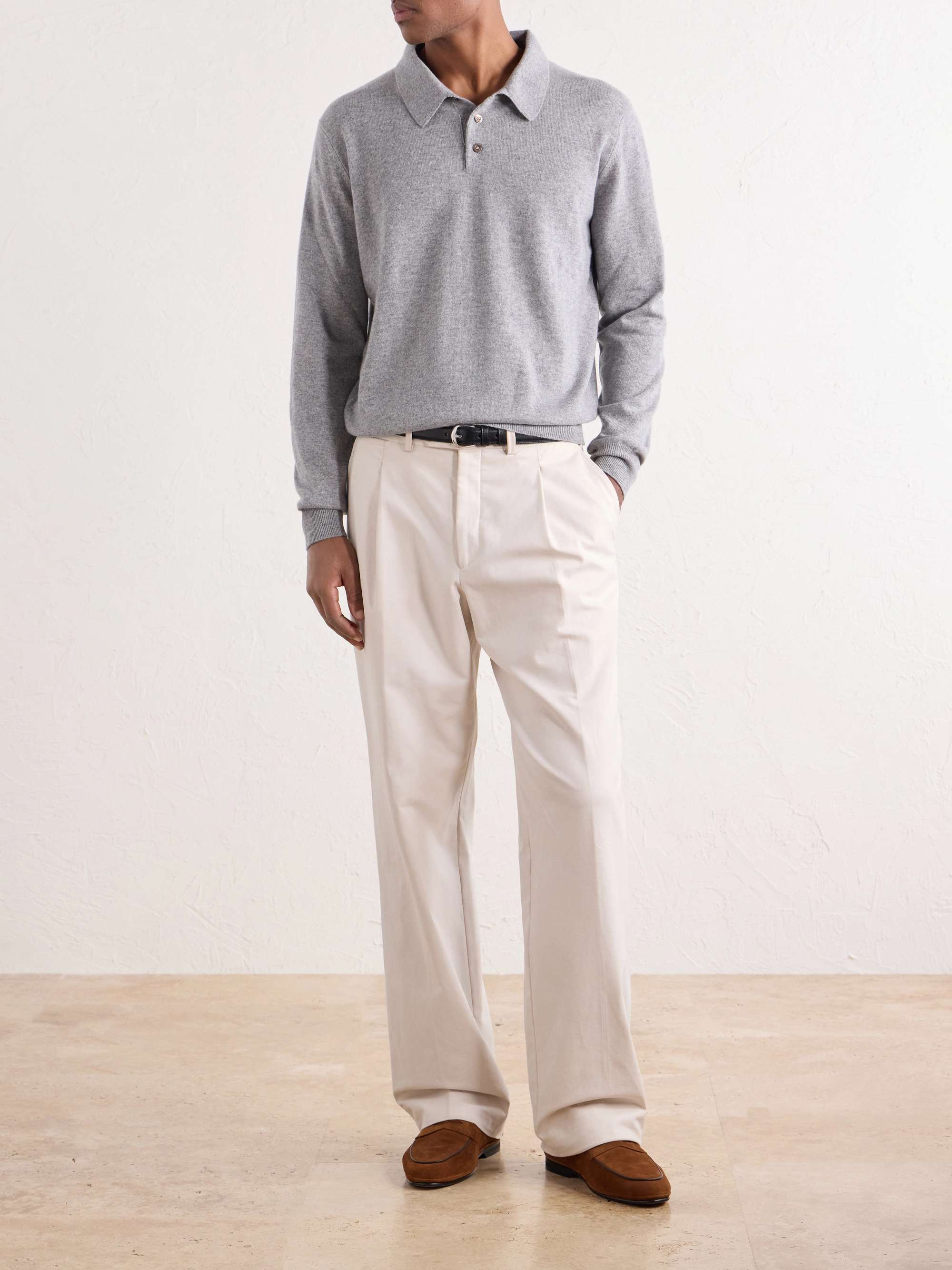 RUBINACCI Cashmere Polo Shirt
