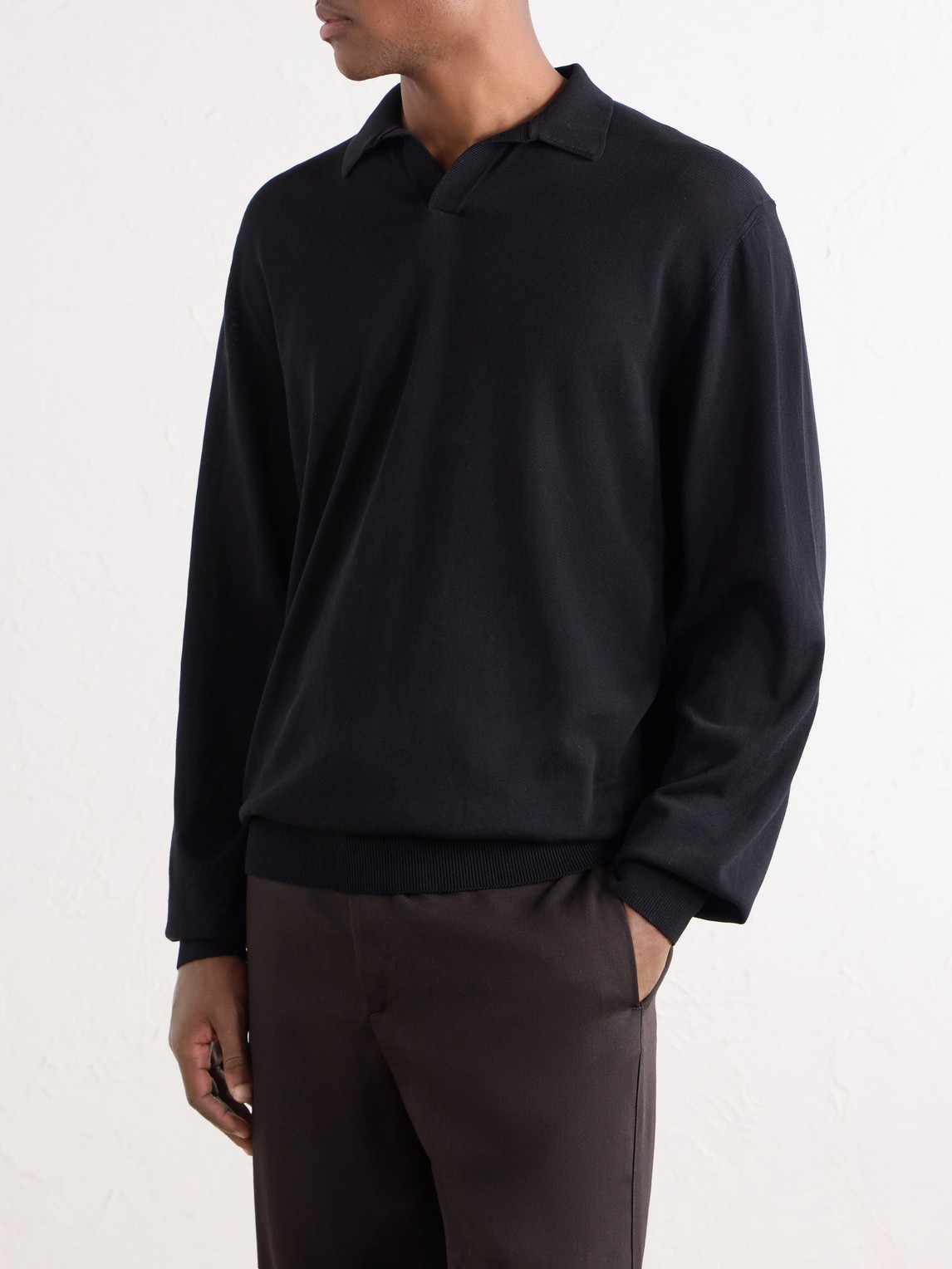 Sea Island Cotton Polo Shirt