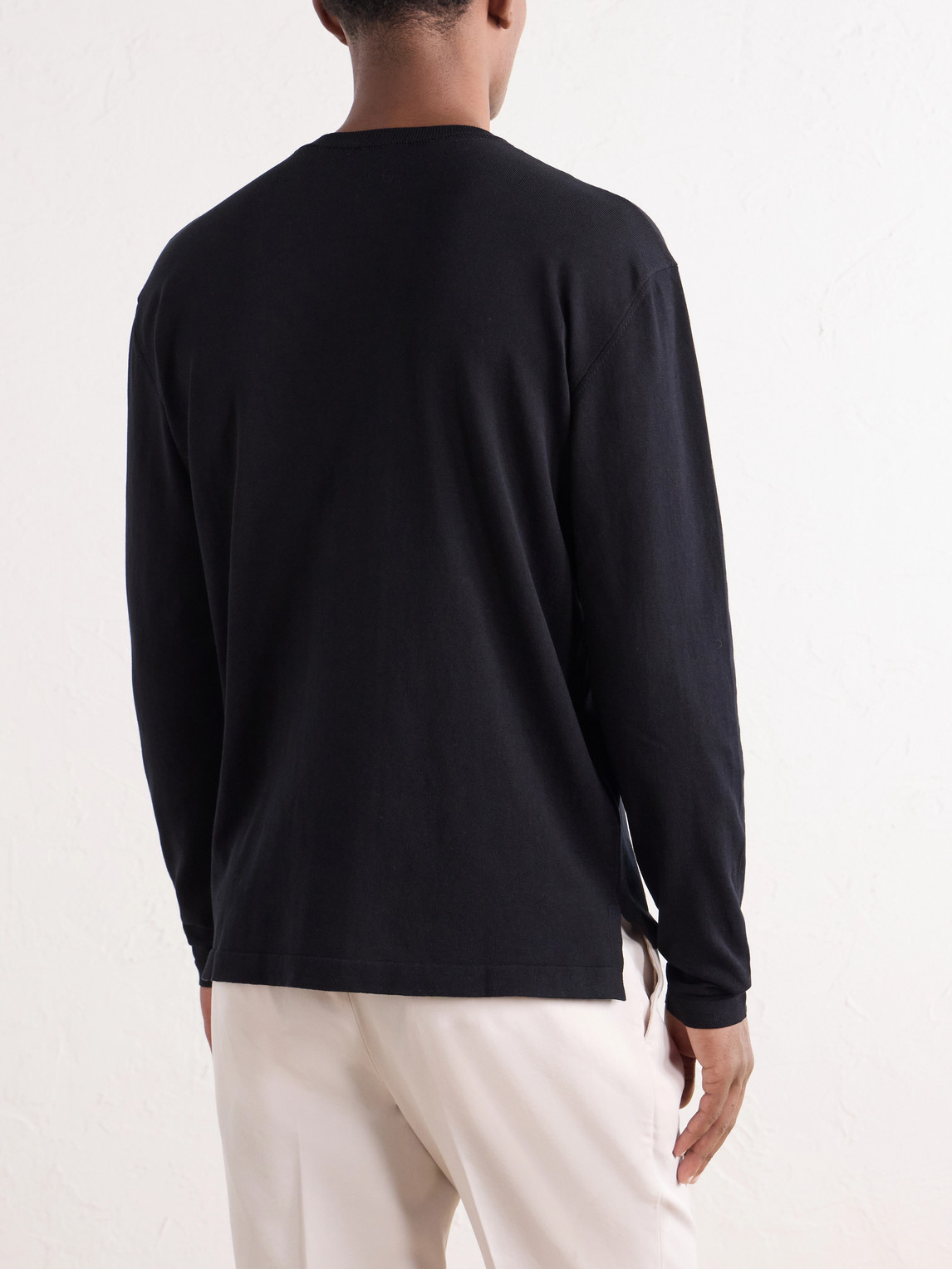 Sea Island Cotton-Jersey T-Shirt