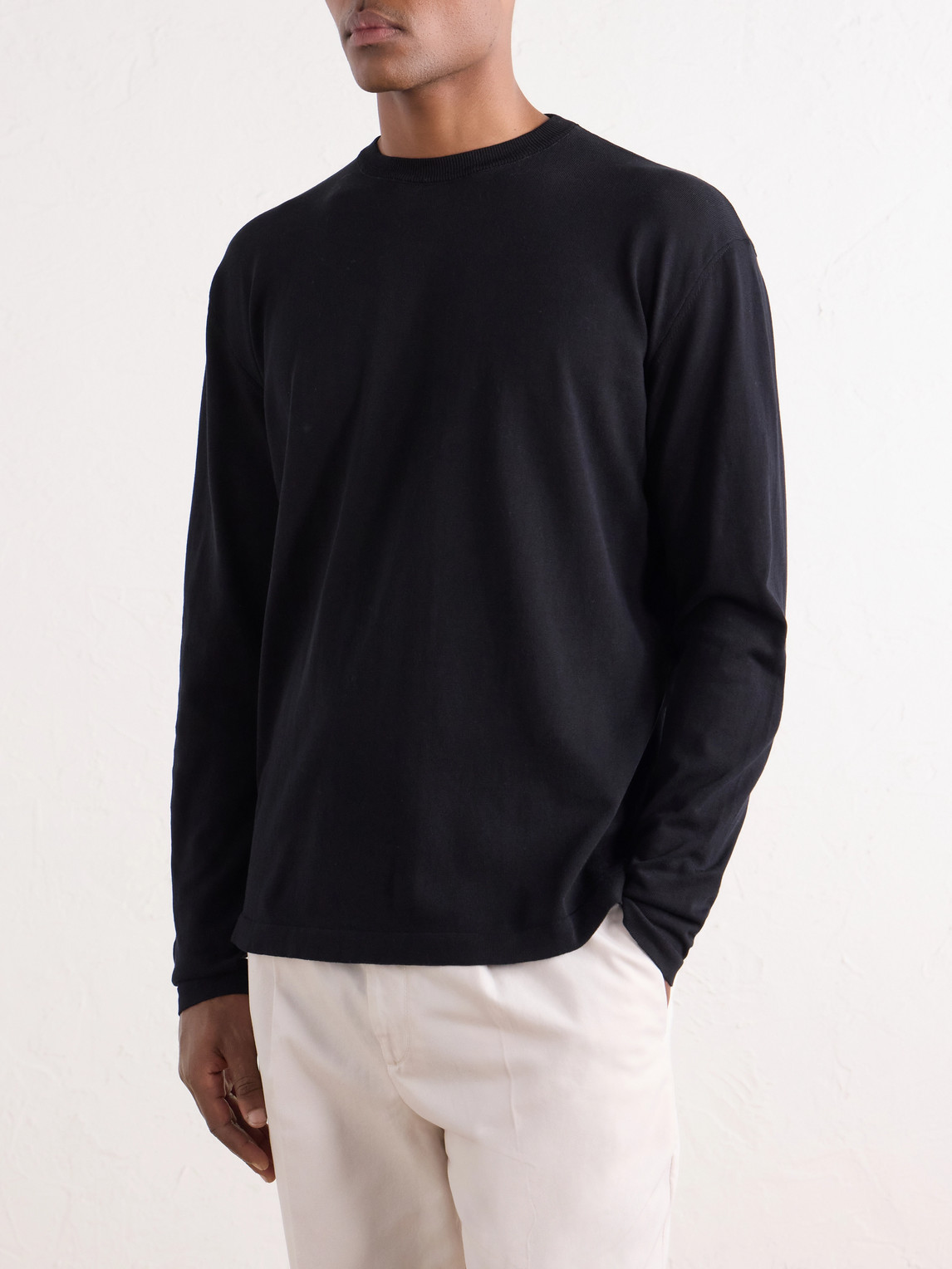 Sea Island Cotton-Jersey T-Shirt