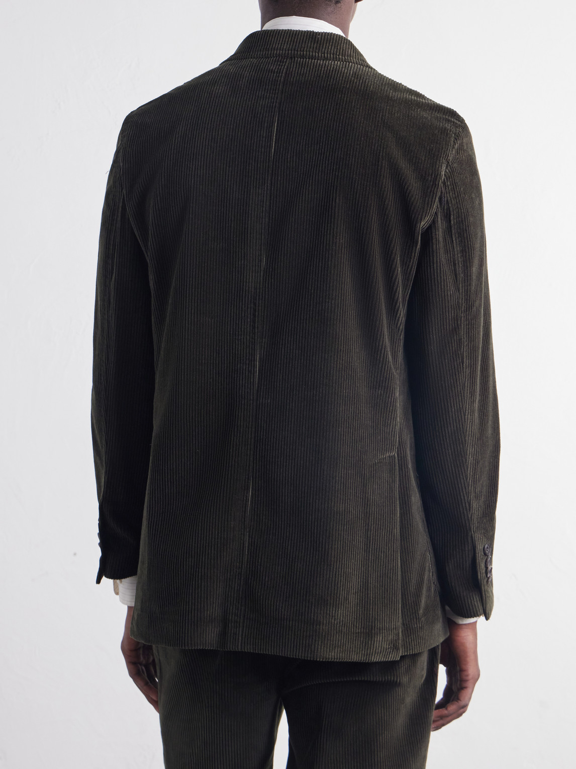 Darted Cotton-Corduroy Suit