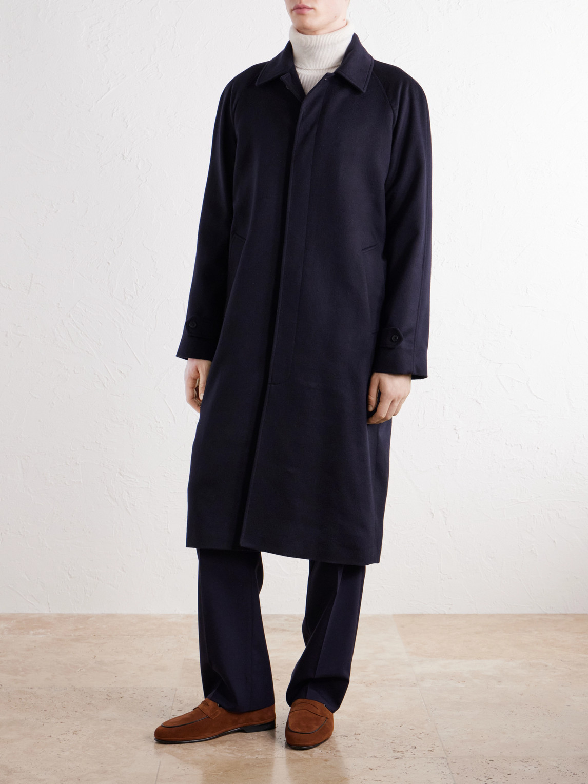 Cashmere-Felt Coat
